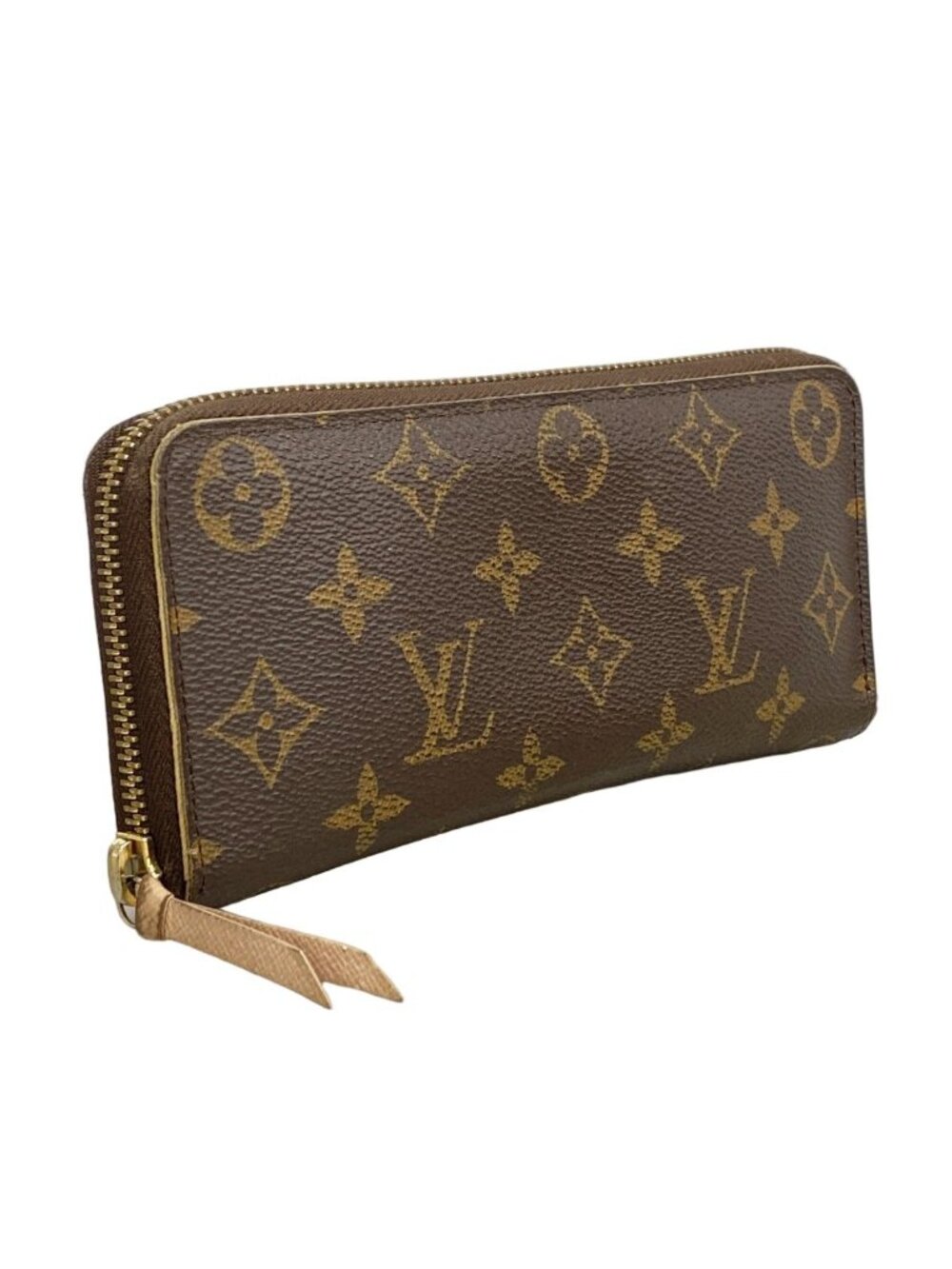 Louis Vuitton Wallet Monogram Portefeuille Clemence Brown Rose Velours - Picture 2 of 9